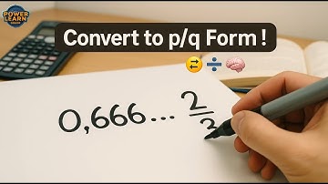 Convert Repeating Decimals to p/q Form | Simple Trick Explained! | Power Learn Senior