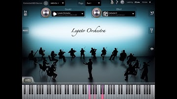 iSymphonic App - Bach Partita No 1 on ios iPad