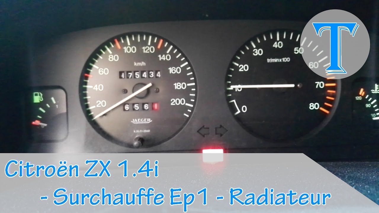 CITROËN ZX 1.4i - SURCHAUFFE EP1 - VENTILATEUR
