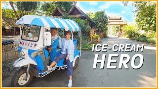 One Day With Ice Cream Tricycle, Please Drive Closer And Let Me Try!