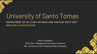 UPOU-CMSC209 - MIS Final Project
