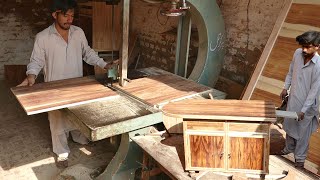 Amazing Woodworking Skills | How Young Guy making an Ironing Cabinet Table