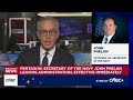 Pentagon: Sec. of the Navy leaving administration effective immediately