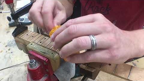 How to reseat frets