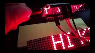 ESP8266 MAX72XX Scrolling Text