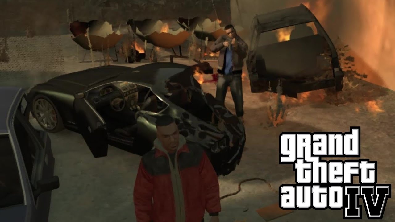 GTA 4 Extreme luck in the explosion - YouTube