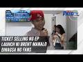 Ticket selling ng EP launch ni Brent Manalo dinagsa ng fans | TV Patrol