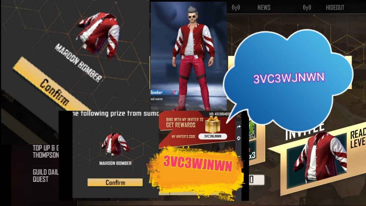 invite and win event free fire max free fire invite friends free fire max/my inviter's code use