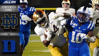 Notre dame vs. duke: the no. 15 fighting irish got a big road win over
duke, 38-7. ian book was sensational in win, throwing for 181 yards on
18-of-32 pa...