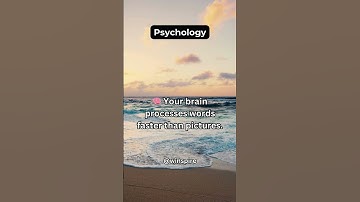 🧠 Your brain processes words faster than pictures | Fact #shorts
