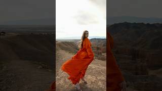 Download Lagu East Vibe | Desert Rose Set with Abaya, Dress and Hijab | Charyn Canyon | Luxury Fashion #desert MP3