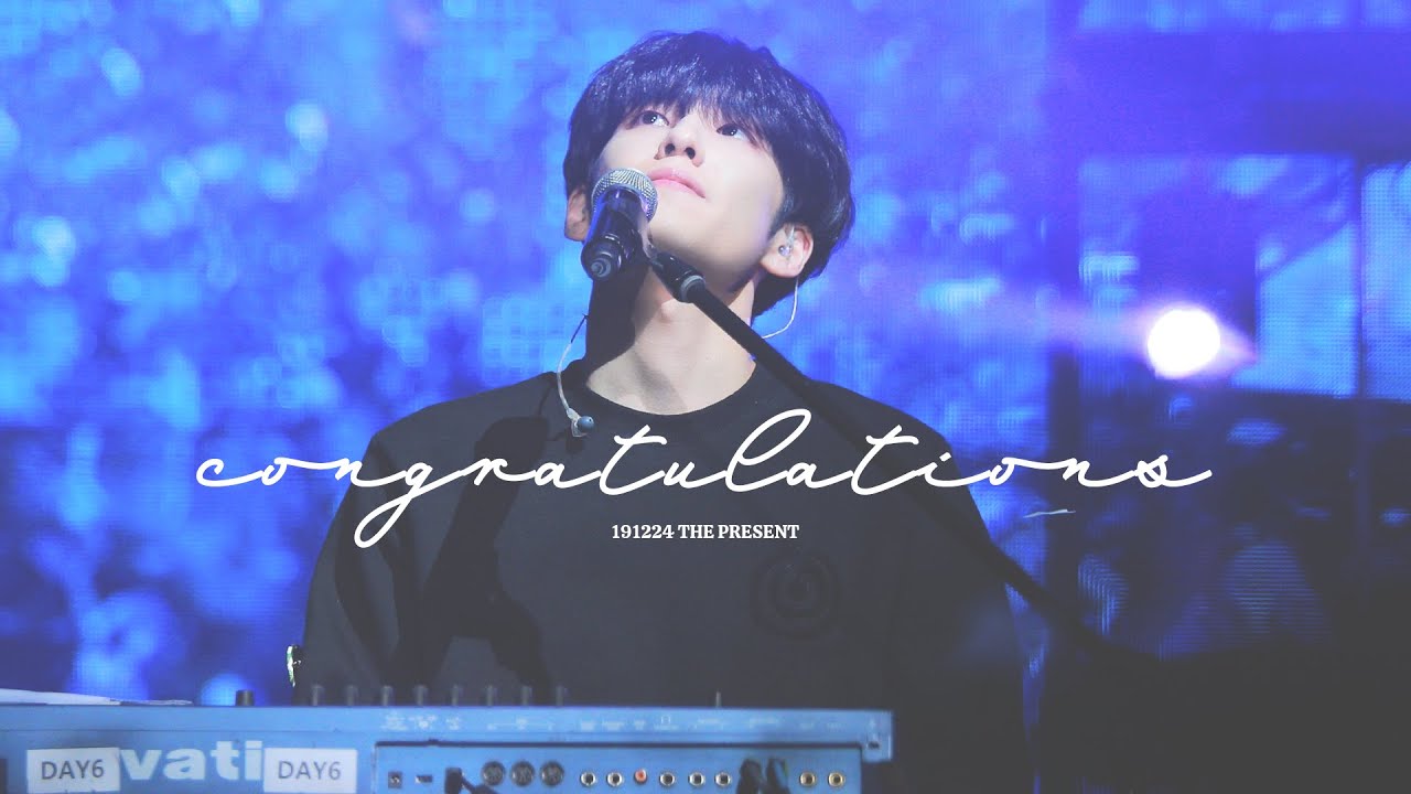 191224 THE PRESENT DAY6 - Congratulations (원필 WONPIL FOCUS)