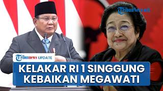 Kelakar Prabowo Singgung PDIP Kerap Kritik Pedas: Gapapa, Waktu Gak Berkuasa Saya Dibantu Bu Mega