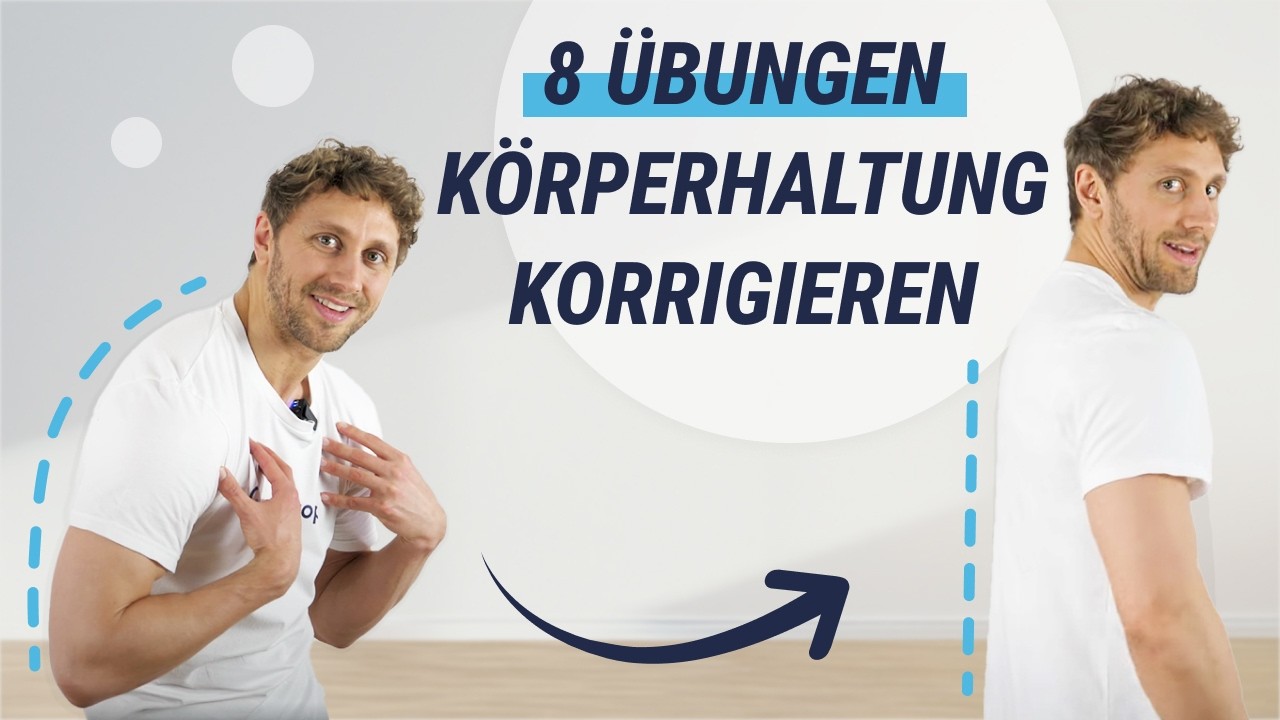 Rundrücken und vorgezogene Schultern korrigieren ➡️ 8 Übungen für eine bessere Körperhaltung