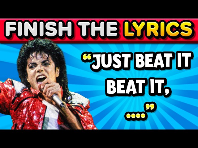 FINISH THE LYRICS🔥Trending TikTok Songs 2026! 🔥  Michael Jackson lyrics