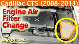 How to Change Cadillac CTS Engine Air Filter for better engine performance