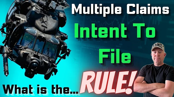 MULTIPLE VA Disability Claims with "INTENT" to file. The RULES!