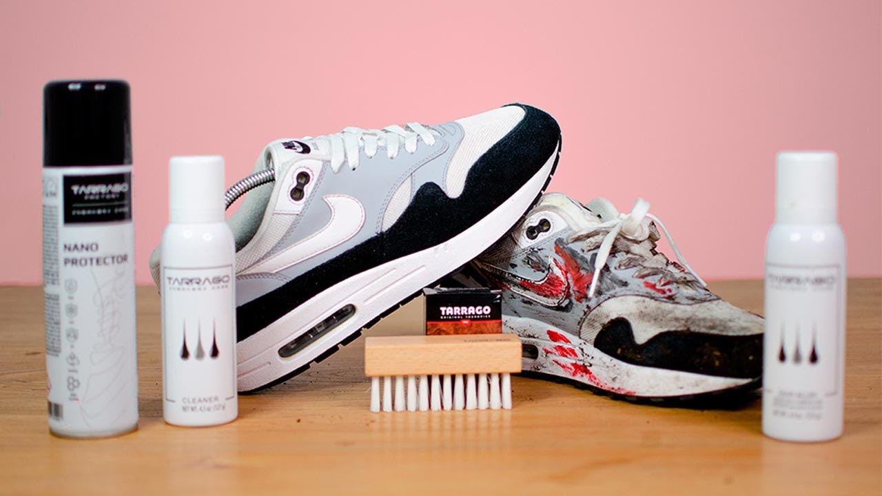 Jak wyczyścić białe Sneakersy Nike Air Max 1? TARRAGO SNEAKERS Cleaner ...