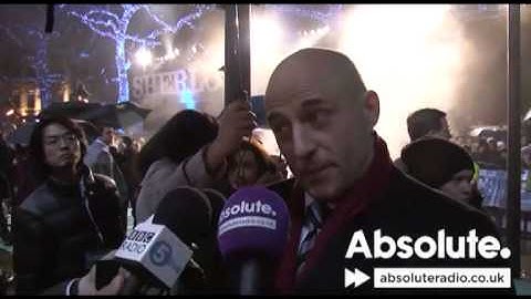 Mark Strong at the Sherlock Holmes premiere