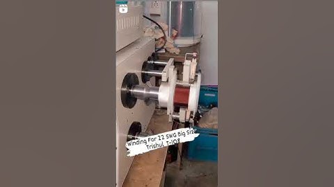 Trishul Sharp Winder T108 Perfect Layer To layer winding Demo