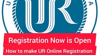 🚨HOW TO MAKE ONLINE REGISTRATION IN UR FOR ADMITTED STUDENTS 2025-2026🚨
