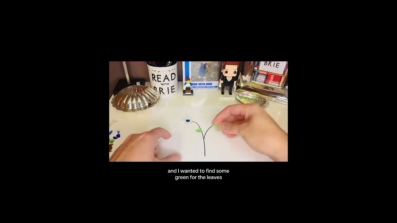 Read with Brie-Make Beach Glass Art with me! Let’s make a Teacher Art Card! 