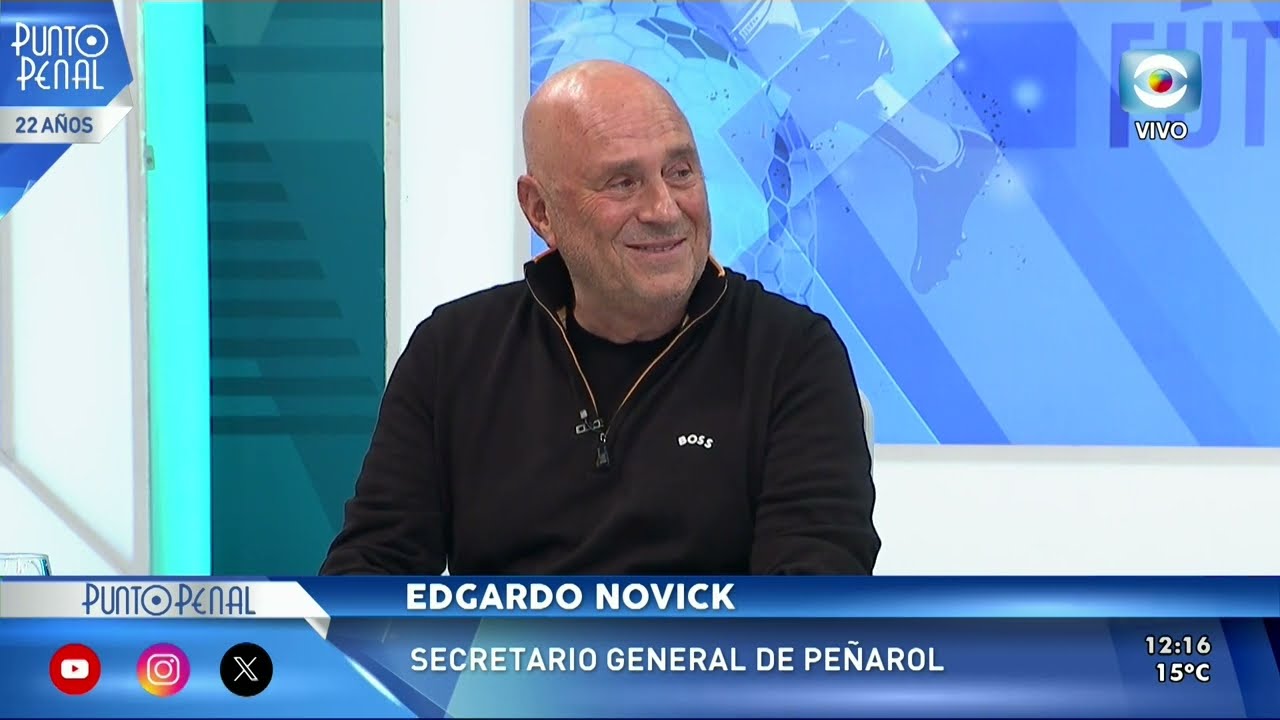 Edgardo Novick: secretario general de Peñarol