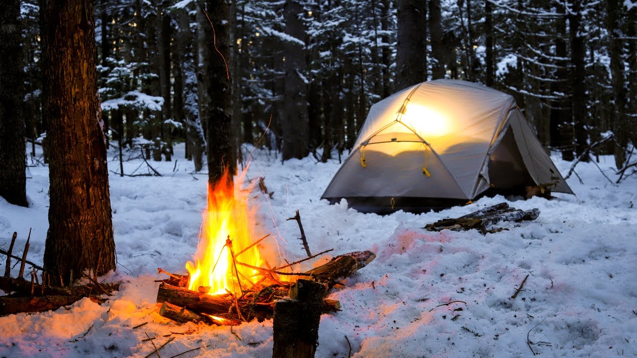 Winter Camping In Freezing Temperatures YouTube