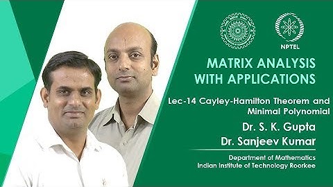 Cayley-Hamilton Theorem and Minimal Polynomial