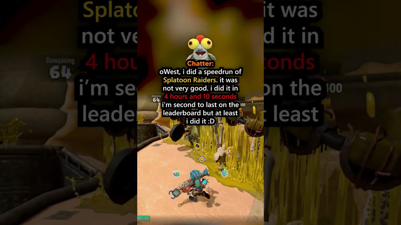 Interesting Splatoon Speedrun