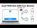 How to send SMS messages from website to multiple mobile phone numbers using PHP code
