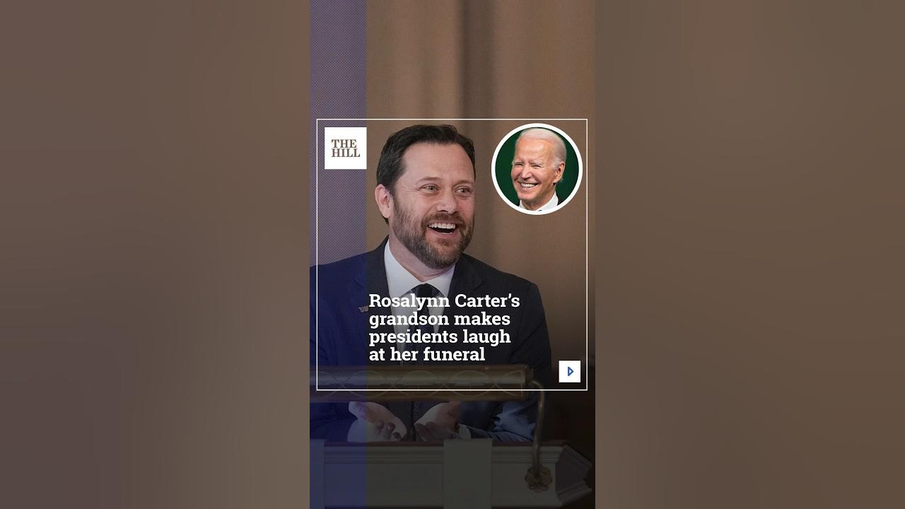 Rosalynn Carter’s Grandson Makes Presidents Laugh At Her Funeral