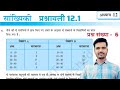 Parasnawali 12.1 Class 9 Maths Q6 ||सांख्यिकी प्रश्नावली 12.1 का सबसे आसान हल | NCERT Maths Hindi