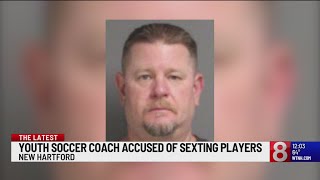 New Hartford coach charged after allegedly sending inappropriate messages, photos to teenage girls