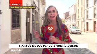 Vecinos del barrio compostelano de San Pedro piden respeto a los peregrinos