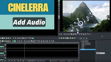 Add Audio  - Cinelerra Video Editor Tutorial#6