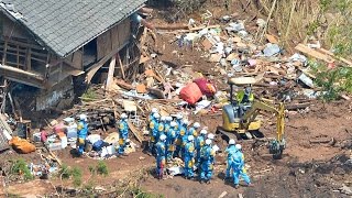 熊本地震　空撮　益城町・熊本市・南阿蘇村