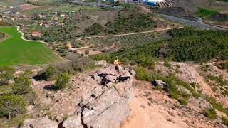 El monte de la pila, La Rioja. Logroño Lardero en Drone