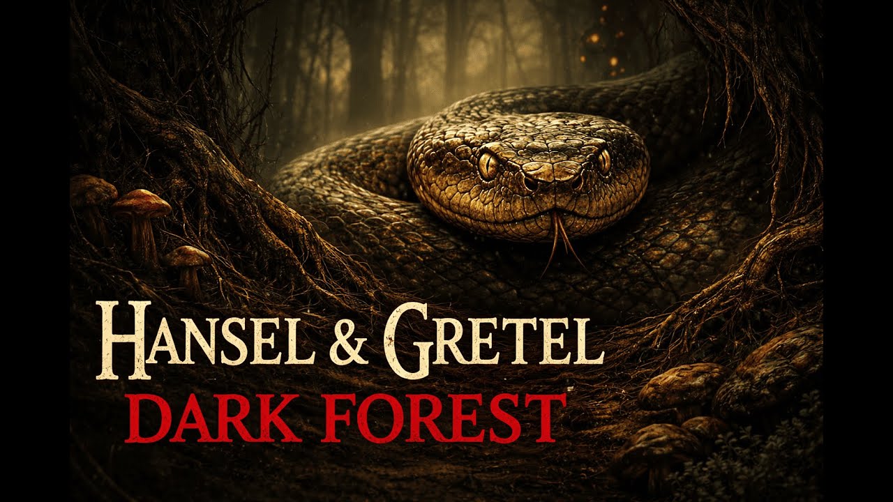 Hansel & Gretel Forest Horror Ambience 🐍 Serpent’s Lair | Dark Folklore Sounds