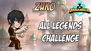 Brawlhalla - All legends challenge - Zuko (Hattori Crossover Legend)