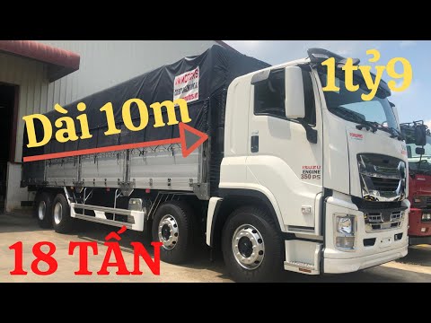 ISUZU GINGA 4 CHÂN 18 TẤN , LÊN THÙNG NHÔM 10m GIÁ 1TỶ 9. SIÊU ĐẸP