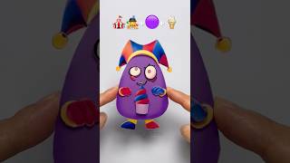 🎪🤹‍♀️+🟣+🍦 Pomni + Grimace #Emoji Mixing #Digital Circus #디지털 서커스 #실리콘테이프