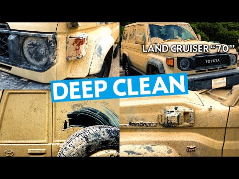 【DEEP CLEAN】LAND CRUISER 70洗車過程で新型ランクル70を隅々までチェックしよう。