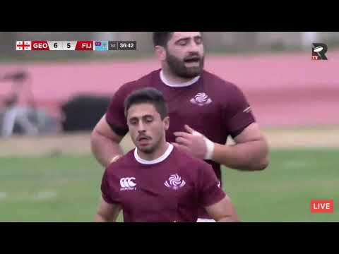 Rugby : Georgia Vs Fiji  - რაგბი : საქართველო - ფიჯი  15-15  (  მიმოხილვა )