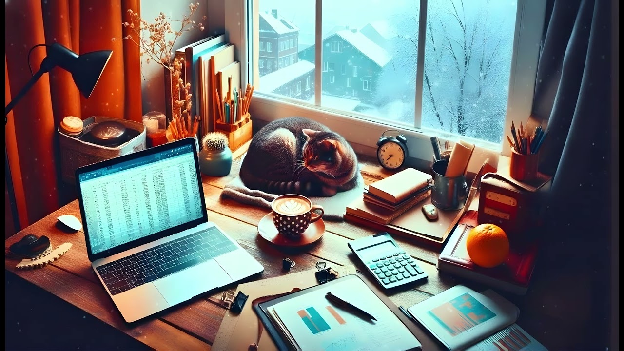 Soft Office Morning 💻 Ambient Lo-fi for Home Work 💻
