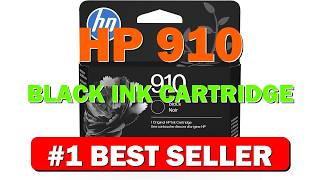 HP 910 Black Ink Cartridge Works with OfficeJet 8010, 8020 Series, - B07N3FH92G