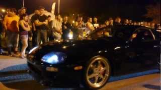 USF Car Meet Toyota Supra Turbo VS Subaru WRX EXHAUST