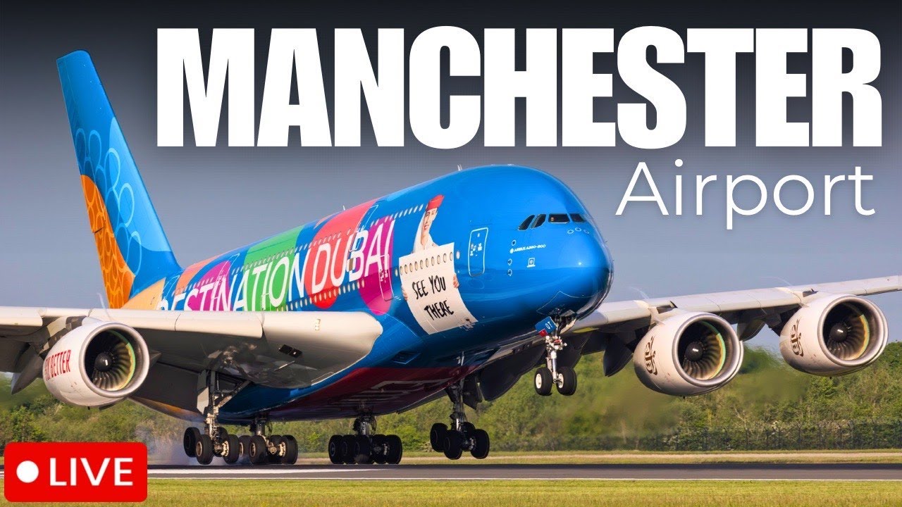 🔴LIVE Manchester Airport Plane Spotting 🛫