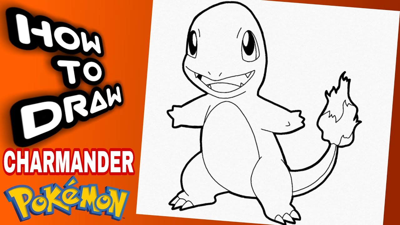 Como desenhar em 30s  Pokémon #charmander #pokemon #howtodraw