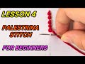 Embroidery Lesson 4 | Learn Palestrina Stitch for Beginners